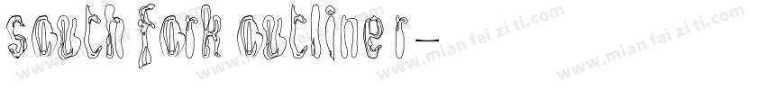 south fork outline r字体转换